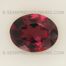 Natural Rhodolite Oval Faceted Cut 9X7mm Mulberry Color VVS Clarity Loose Gemsto - £54.14 GBP