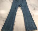 Vintage Big Smith Jeans Donna 29x30 Sbiadito Blu Pantaloni a Zampa D&#39;Ele... - $121.19