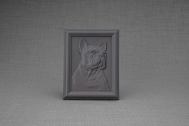 French Bulldog Pet Urn  - Grey Matte | Ceramic | Handmade - £170.38 GBP+