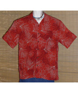 Ocean Pacific Hawaiian Shirt Red Medium - $23.99