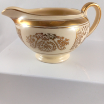 Johnson Brothers Victorian Creamer Ivory and Gold 1930s - $16.82