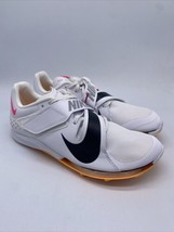 Nike Air Zoom Long Jump Elite White Hyper Pink Orange CT0079-101 Men’s Size 9.5 - £93.83 GBP