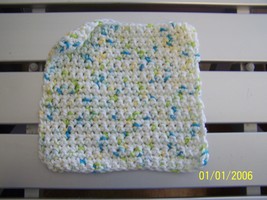 Handcrafted Crocheted 100% Cotton Dishcloths - £3.93 GBP