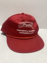 Vintage San Sun Snap Back Trucker Hat Red/White Porta Hopkinsvalley, KY ... - $18.80