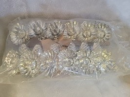 12 New Vtg Christmas Metal Candle Holder Clips - £17.64 GBP
