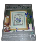 NEW Heritage Collection By Elsa Williams Iris Mosaic Cross Stitch Kit NE... - $49.45