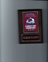 COLORADO AVALANCHE PLAQUE STANLEY CUP CHAMPIONS CHAMPS HOCKEY NHL 2022 - $4.94