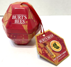 Burts Bees A Bit of Burts Bees Empty Christmas Ornament Tin - £6.79 GBP