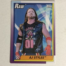 WWE Raw 2021 Trading Card #1 AJ Styles - £1.54 GBP