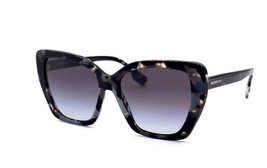 New Burberry BE4366 Tamsin Top Check Grey Havana Authentic Sunglasses 55-16 - £137.31 GBP