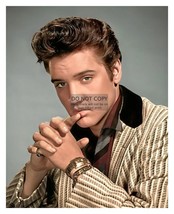 Elvis Presley Serious Look Wearing Watch And Ring 8X10 Color Photo - £6.77 GBP