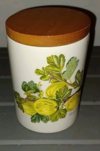 PORTMEIRION POMONA QUEEN OF SHEBA Green GOOSEBERRY 5.2&quot; Tall Spice Jar - $1,220.30 MXN