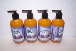 Bath &amp; Body Works Toasted Vanilla Chai Exfoliating Hand Soap 8.3 oz - Lot of 4 - £59.77 GBP