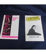 Pair Westbury Music Fair Programs, Johnny Cash 1980, Events July 1990 - £8.78 GBP