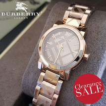 Burberry BU9235 Women&#39;s The City Watch Rose Gold 26mm - MSRP 795 USD - 2 years w - £241.96 GBP