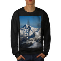 Mountain Range Jumper Picturesque Men Sweatshirt - £15.00 GBP