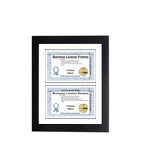 Double 5.5x8.5 Business License/Document Frame  - $48.54 CAD+