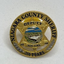 Niagara County Sheriff Police Department Law Enforcement Enamel Lapel Hat Pin - £11.54 GBP