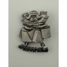 Spoontiques Pewter Pin Art Shopaholic Brooch Woman Shopping Bags - £5.59 GBP