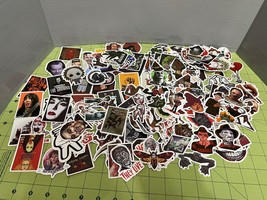 Horror Vinyl Sticker Mixed Lot Of 200- It The Shining Beetle Juice Fredd... - $19.79