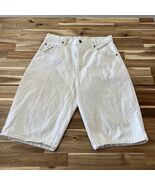 Vintage Paco Jeans  Men’s  Cream Denim Shorts Skateboarding Y2K Size 34 ... - $44.01 CAD