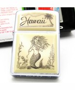 Linda Layden Ultralite Scrimshaw Hawaii Mermaid Zippo Oil Lighter 2008 MIB - $1,923.59 MXN