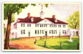 Postcard West Front Mount Vernon  Virginia - £2.91 GBP