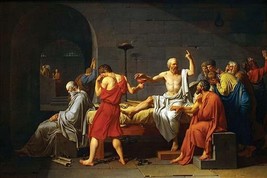 Death of Socrates by Jacques-Louis David - Art Print - £17.57 GBP+