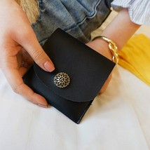 2022 New Fashion Slim Mini Wallet Lady Short Solid Women Wallets Money Bag Hasp  - £9.62 GBP