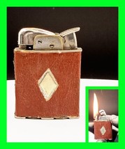 Unique Vintage Evans Spitfire Wrapped Petrol Lighter - In Working Condition  - $49.49