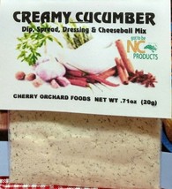 Creamy Cucumber Dip Mix (2 mixes) dips, spreads, cheese balls &amp;salad dressings - £9.70 GBP