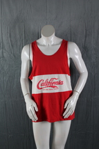 Vintage Graphic Tank - California It&#39;s The Real Thing Puffer Graphic - Men&#39;s XL - £51.19 GBP