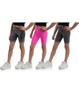 Body Glove Girls&#39; Active Bike Shorts - 3 Pack Performance Under Dress, 7-12 - $44.95