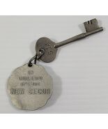 *B52) Vintage Secor Hotel Toledo Ohio Skeleton Room # 614 Key Metal Fob - $74.24