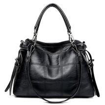 Fashion Large Capacity Handbag 2022 New Soft Leather Women Bag Casual Tote Multi - £62.38 GBP
