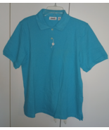 ASHWORTH LADIES SS TURQUOISE POLO SHIRT-100% COTTON-NWOT-LIGHTWEIGHT-NICE - $17.99
