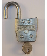 VIntage GLOBEMASTER LOCK West German Made Long Shackle PADLOCK w/ Origin... - $20.15 CAD
