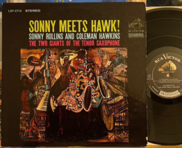 Sonny Rollins Coleman Hawkins Sonny Meets Hawk! Vinyl LP RCA LSP-2712 1st Press - $35.99