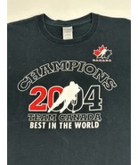 Team Canada 2004 Ice Hockey Champions Shirt XL World Chapionships - £15.49 GBP