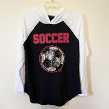 Justice Active Sequin Soccer Ball Hoodie Pullover Size ￼18\20 - $17.81