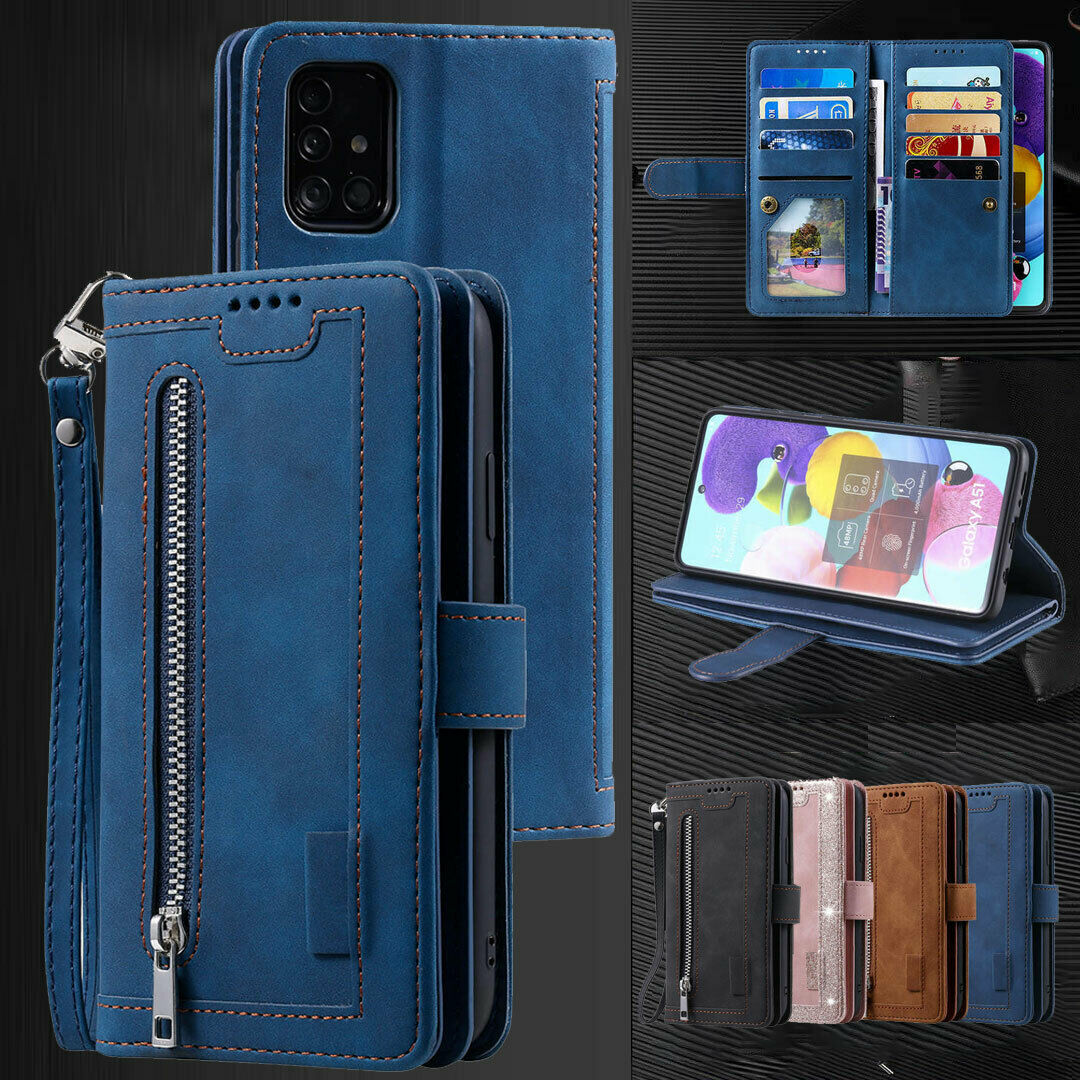 For Samsung Galaxy A51 A71 A10 A20 A30 A40 A50 Case Leather Wallet Flip Cover