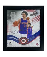 CADE CUNNINGHAM Pistons Framed 15&quot; x 17&quot; Game Used Basketball Collage LE 50 - £83.54 GBP