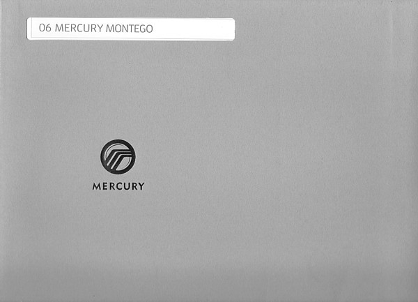 2006 Mercury MONTEGO sales brochure catalog portfolio US 06  - $7.00
