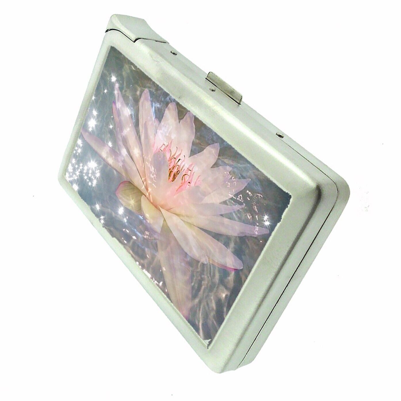 lotus cigarette Pink Lotus Bloom Image Cigarette Case with and 50 similar items