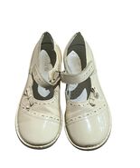 Vintage Ivory Patent Leather Mary Jane Shoes Size 32/1Y By Aster - €20,60 EUR