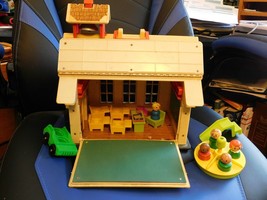 1971 Fisher Price School House and Figures - $10.99