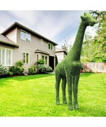 Outdoor Animal Giraffe Topiary Green Figures 177&quot;Landscaping Sculpture c... - $10,650.00