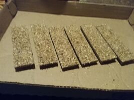 HO scale wood chip loads for Athearn 34 ft twin bay hoppers - Handmade S... - $9.00