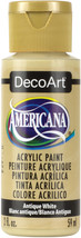 Americana Acrylic Paint 2oz Antique White   Opaque - £5.21 GBP