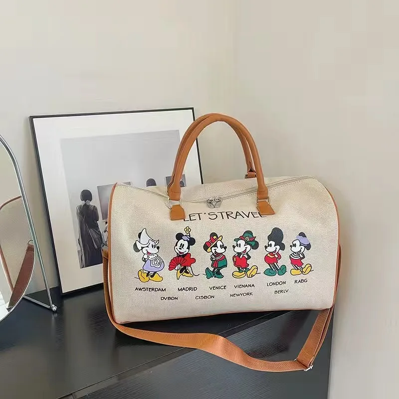 Disney New Mickey Portable Travel Bag Luxury Brand Women&#39;s Travel Messen... - £38.74 GBP
